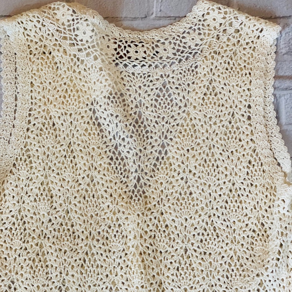 Erika Crocheted Vest Size Small - Picture 4 of 7